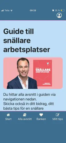 Guide till sn&auml;llare arbetsplatser i appen